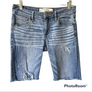 Abercrombie & Fitch Long Jean Shorts 4